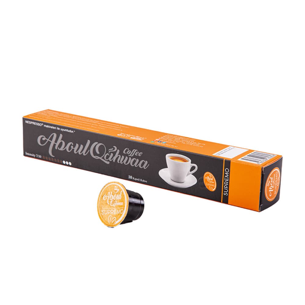 Kahvetown Aboul Qahwaa Espresso Supremo Nespresso ® Uyumlu Kapsül Kahve – 10’lu — toptan