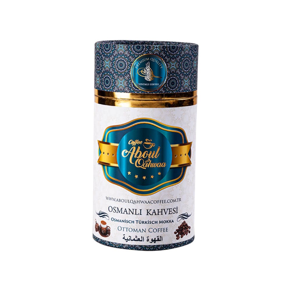 Kahvetown Aboul Qahwaa Osmanlı Kahvesi – Hediyelik Silindir Kutu 250gr. — toptan