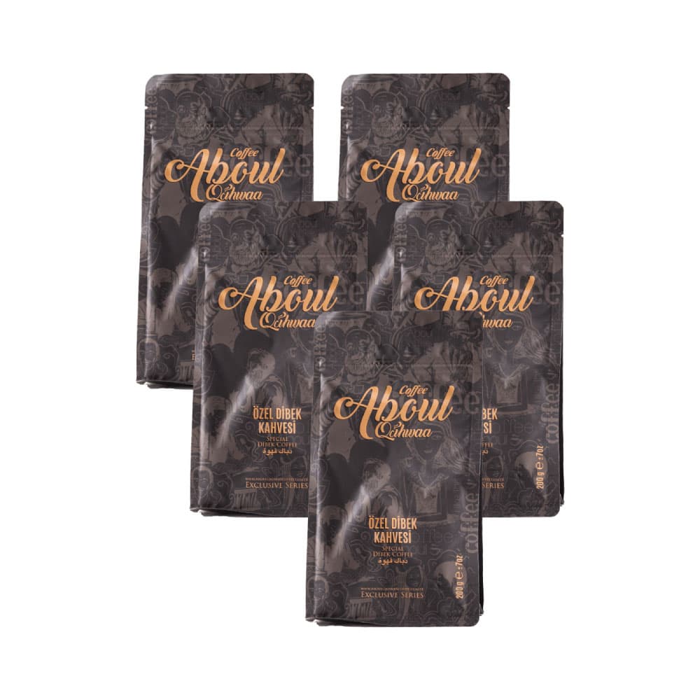 Kahvetown Aboul Qahwaa Özel Dibek Kahvesi – Avantaj Paketi 5x200gr. — toptan