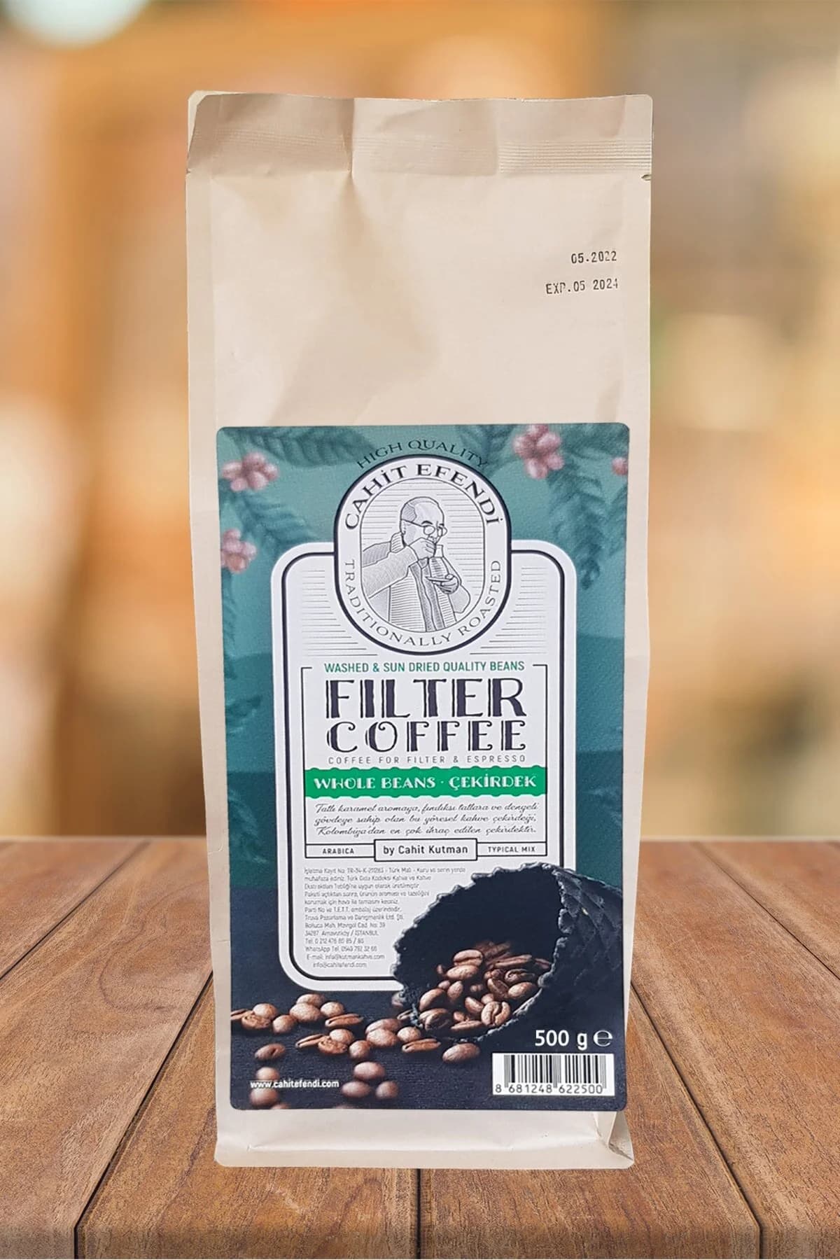 Cahit Efendi Filtre/Espresso Çekirdek Kahve — görsel 2/3